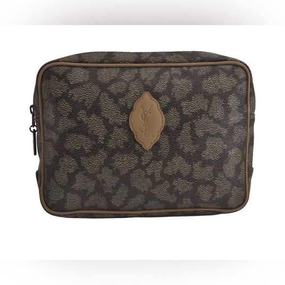 Auth YVES SAINT LAURENT Clutch Hand Bag Purse - Picture 6 of 7